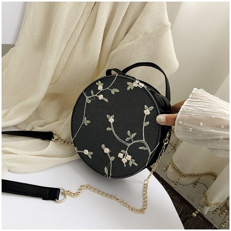 Round Crossbody Bag Ladies Bag