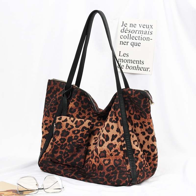 Leopard Print Bag Fashion Handbag