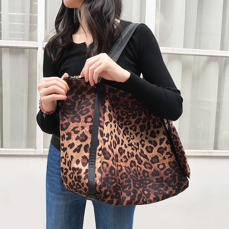 Leopard Print Bag Fashion Handbag