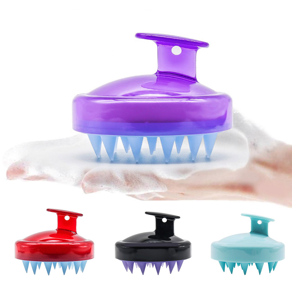 Silicone Shampoo Brush Scalp Massager