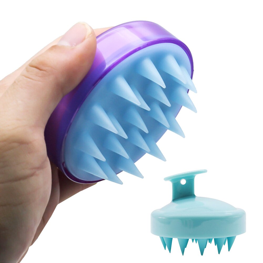 Silicone Shampoo Brush Scalp Massager