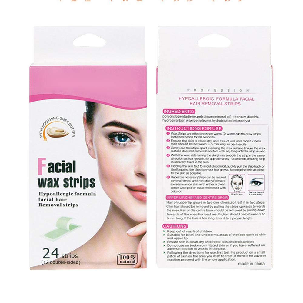 Face Wax Strips 24PC DIY Set