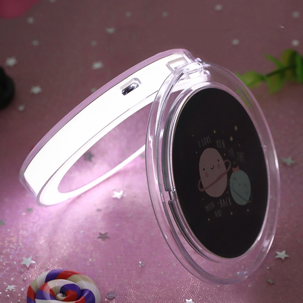 Light-Up Makeup Mirror Mini Compact Mirror