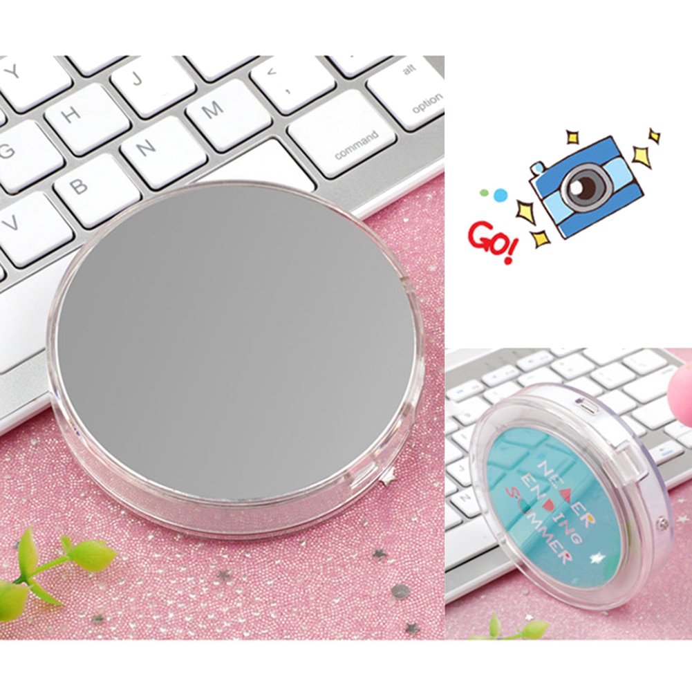 Light-Up Makeup Mirror Mini Compact Mirror