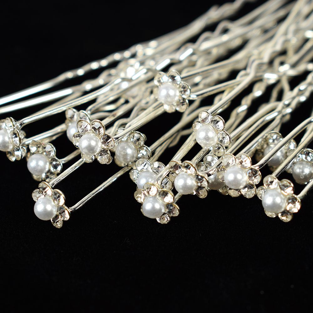 Pearl Hair Pins Bridal Hair Accessory (20pcs)