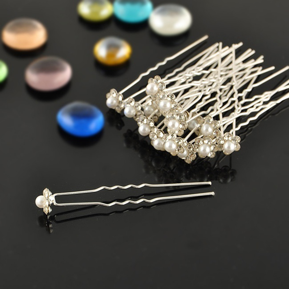 Pearl Hair Pins Bridal Hair Accessory (20pcs)