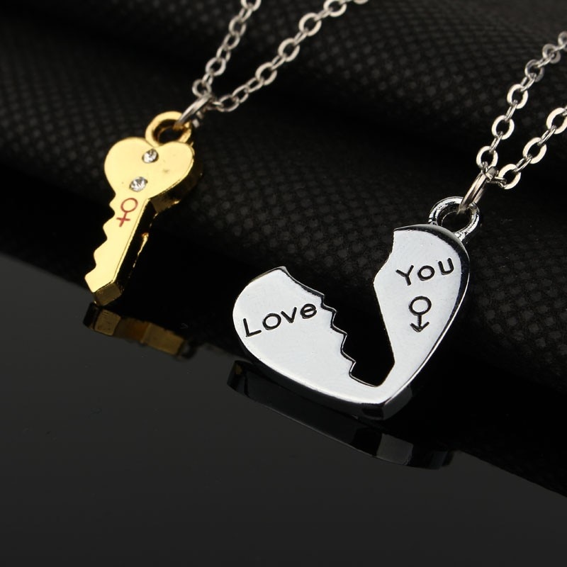 Relationship Necklaces Cute Pendant (2Pcs)