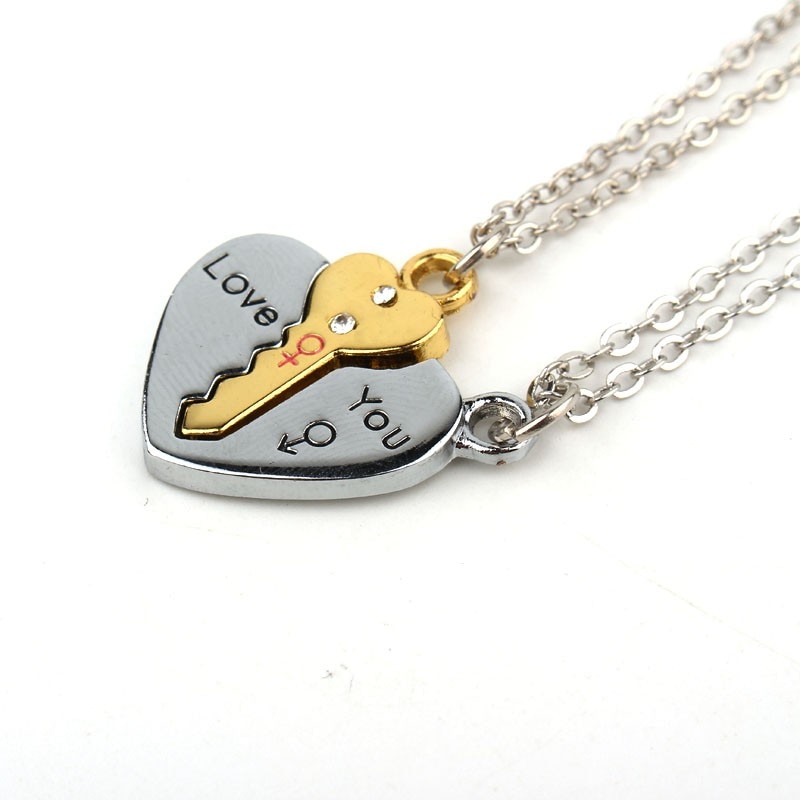 Relationship Necklaces Cute Pendant (2Pcs)