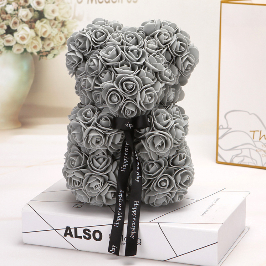 Rose Teddy Bear Gift Decoration