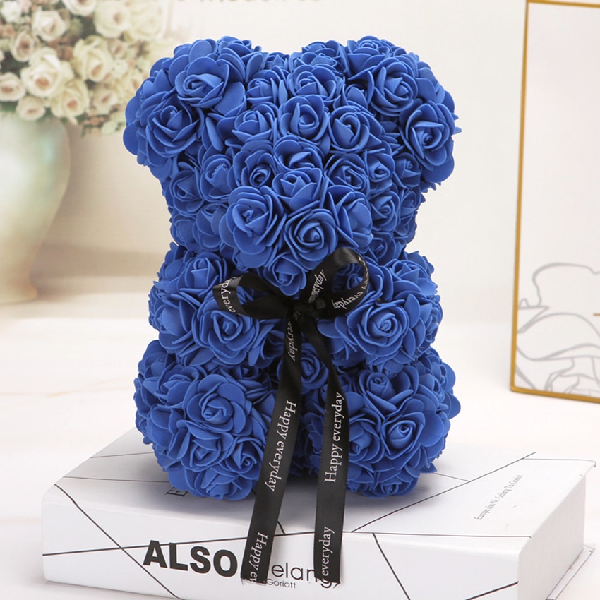 Rose Teddy Bear Gift Decoration