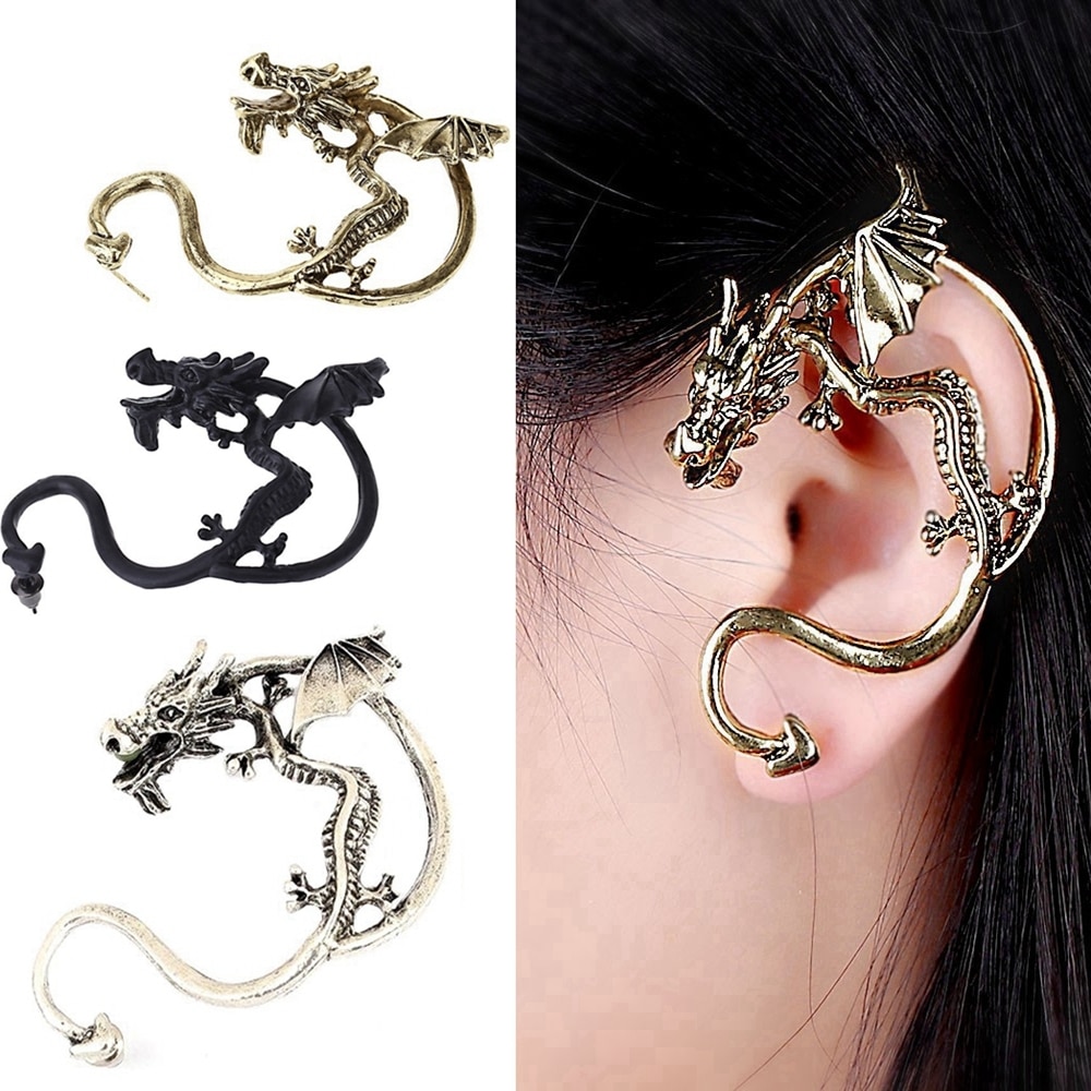 Dragon Ear Cuff Metal Fashion Accessory