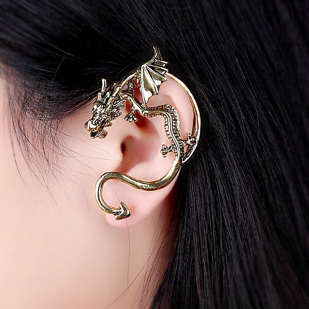 Dragon Ear Cuff Metal Fashion Accessory