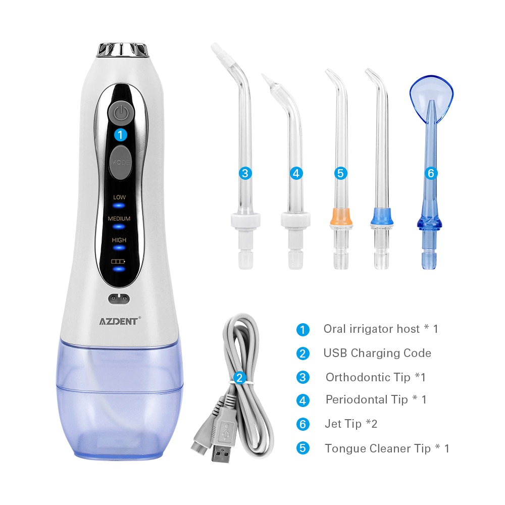 Water Floss Cordless Portable Dental Irrigator