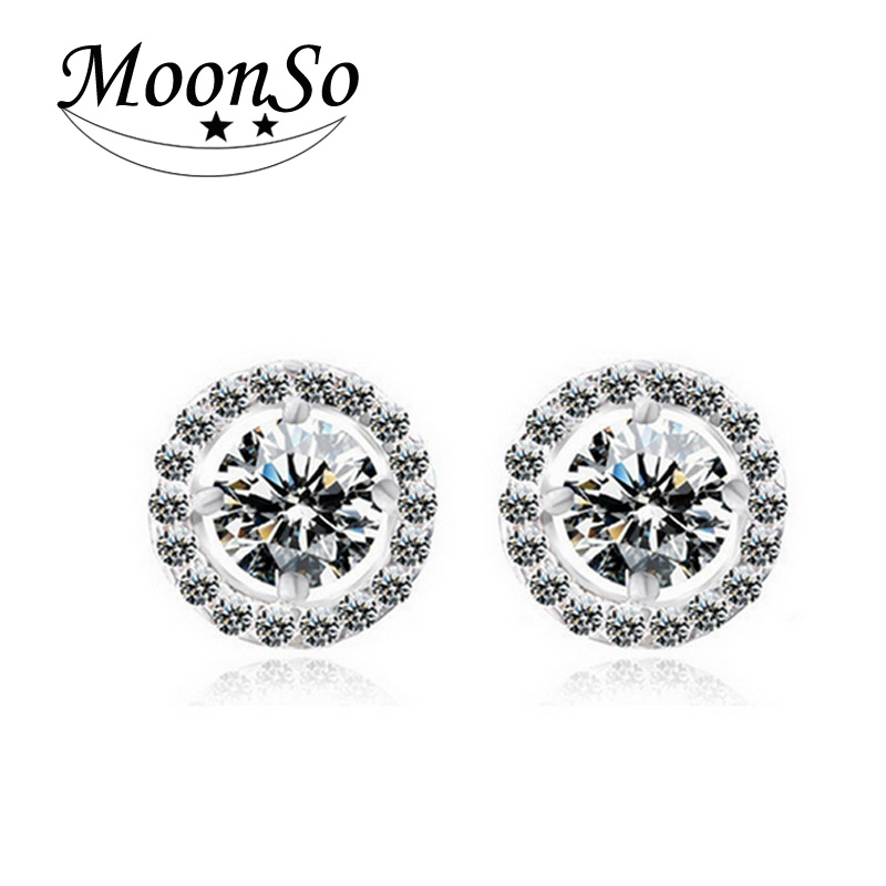 Crystal Stud Earring Ladies Jewelry