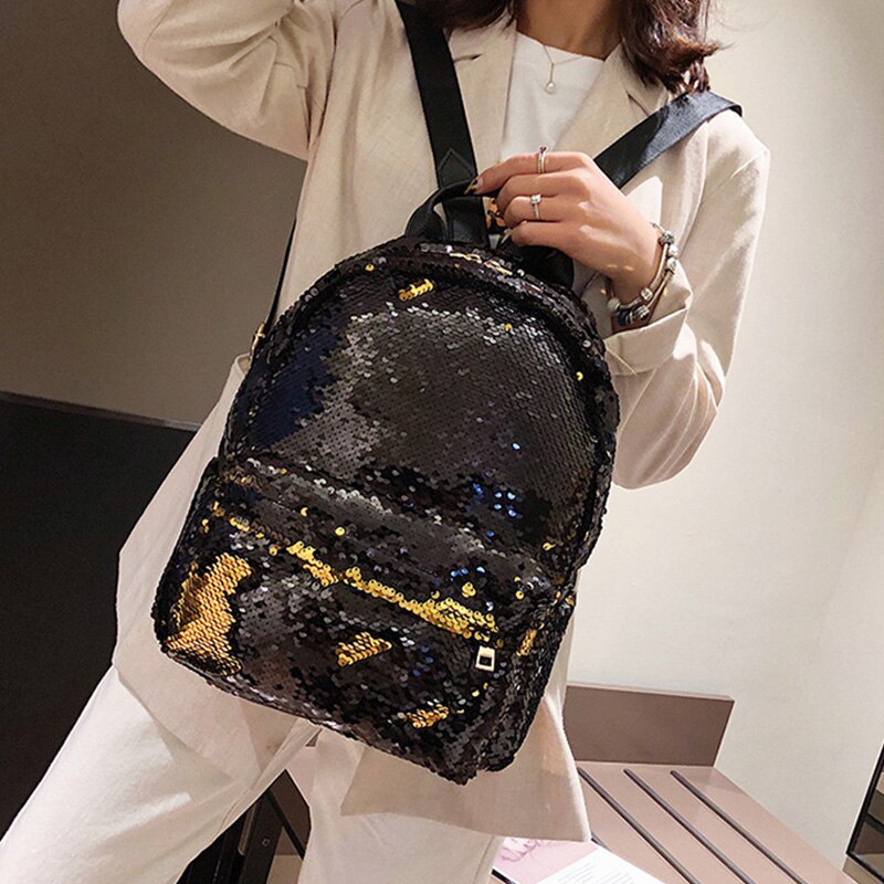 Flip Sequin Backpack Fashion Bag