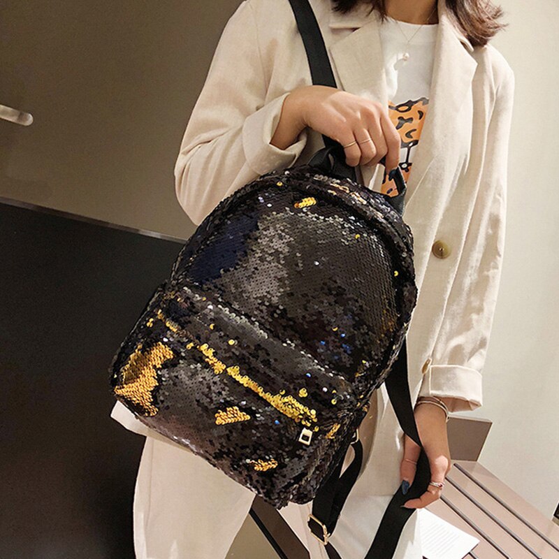 Flip Sequin Backpack Fashion Bag