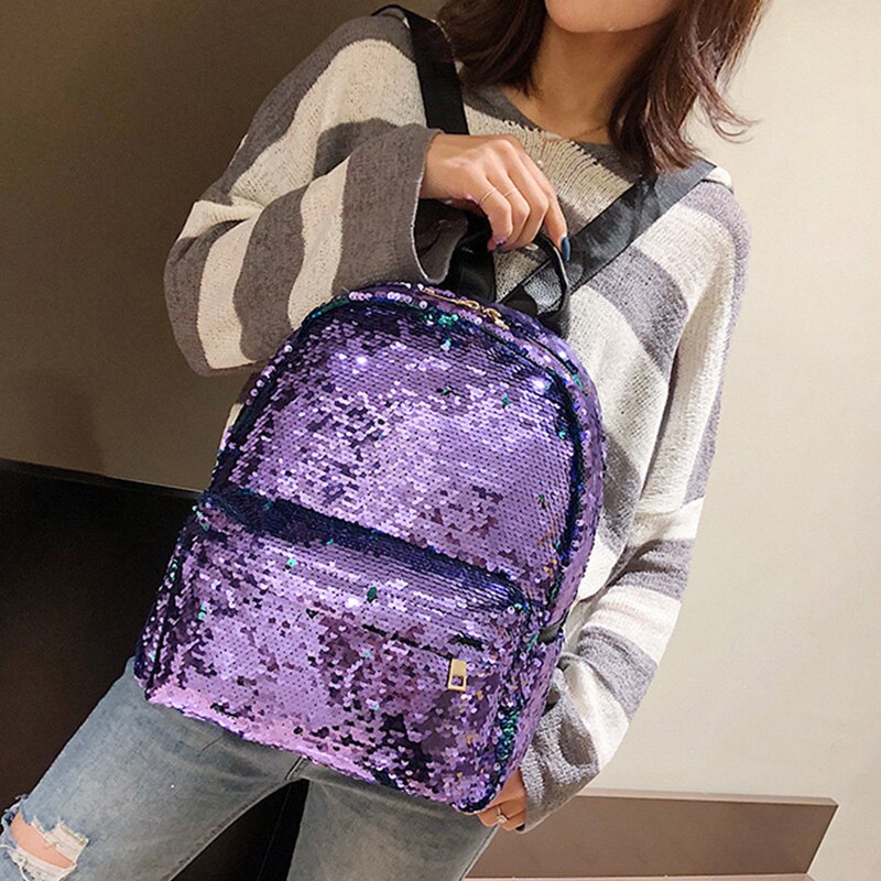 Flip Sequin Backpack Fashion Bag