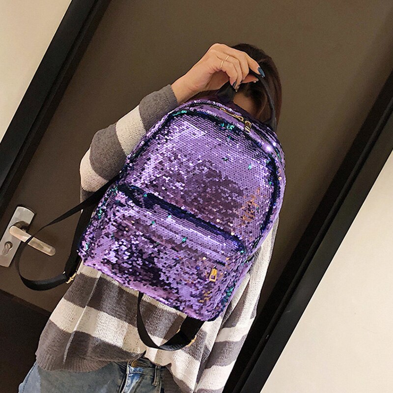 Flip Sequin Backpack Fashion Bag