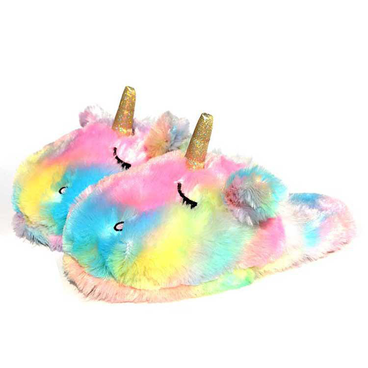 Unicorn Slippers Colorful Home Slippers