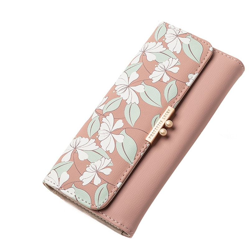 Cute Wallet For Women Long Leather Wallet