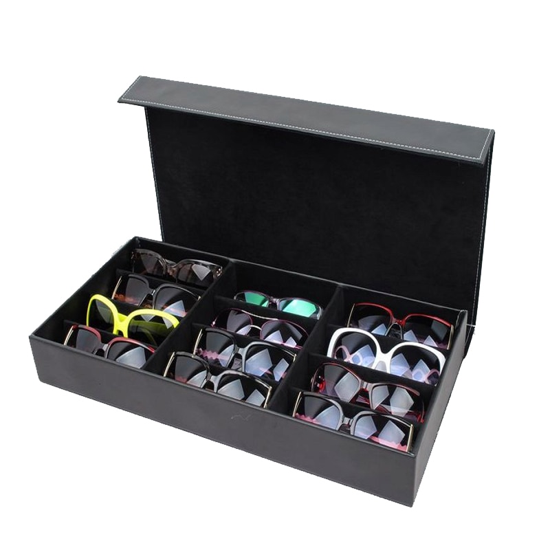 Sunglasses Organizer 12-Slot Storage