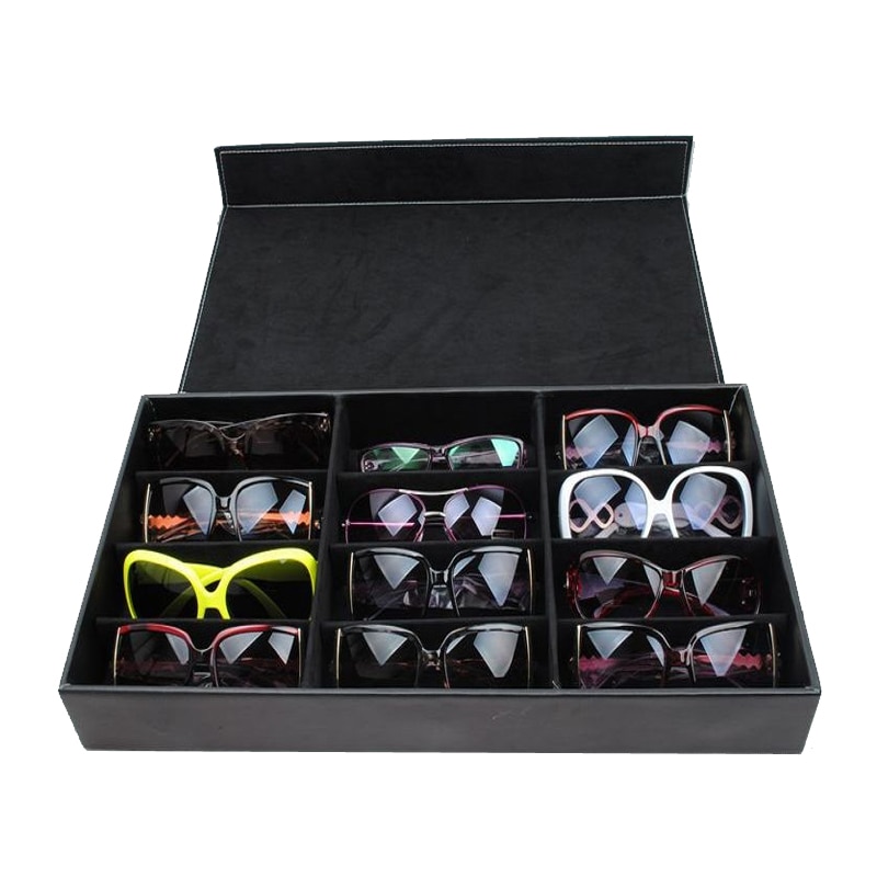 Sunglasses Organizer 12-Slot Storage