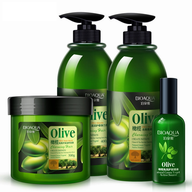 Olive Oil For Hair Care 4pcs/set