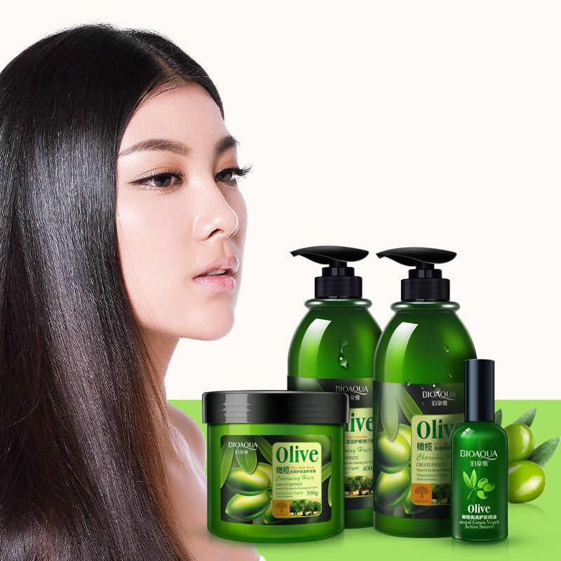 Olive Oil For Hair Care 4pcs/set