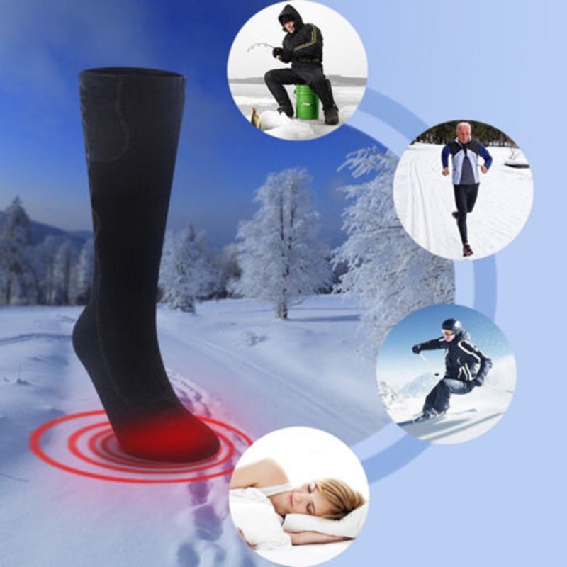 Heated Ski Socks Rechargeable Socks