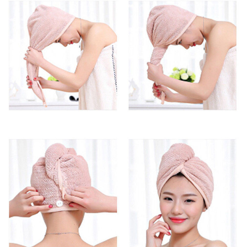 Towel Turban Hair Drying Towel