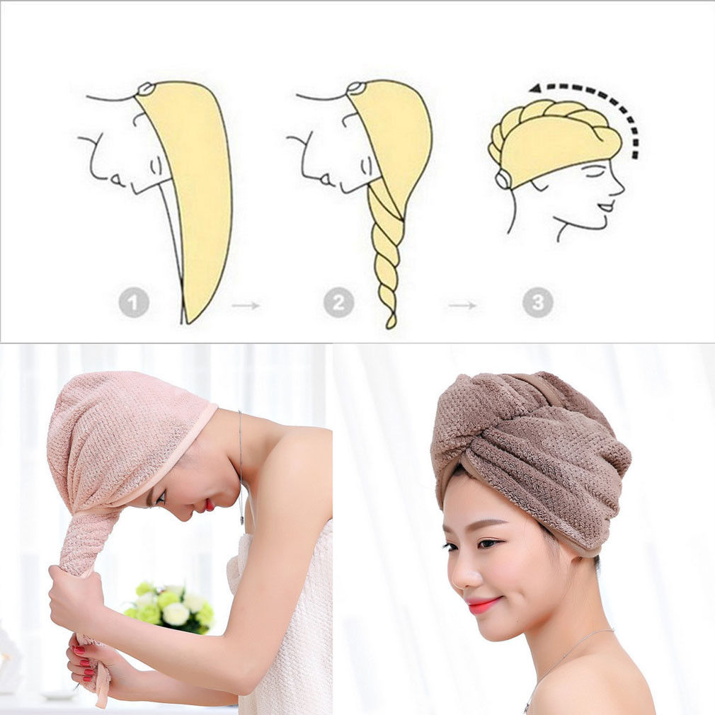 Towel Turban Hair Drying Towel