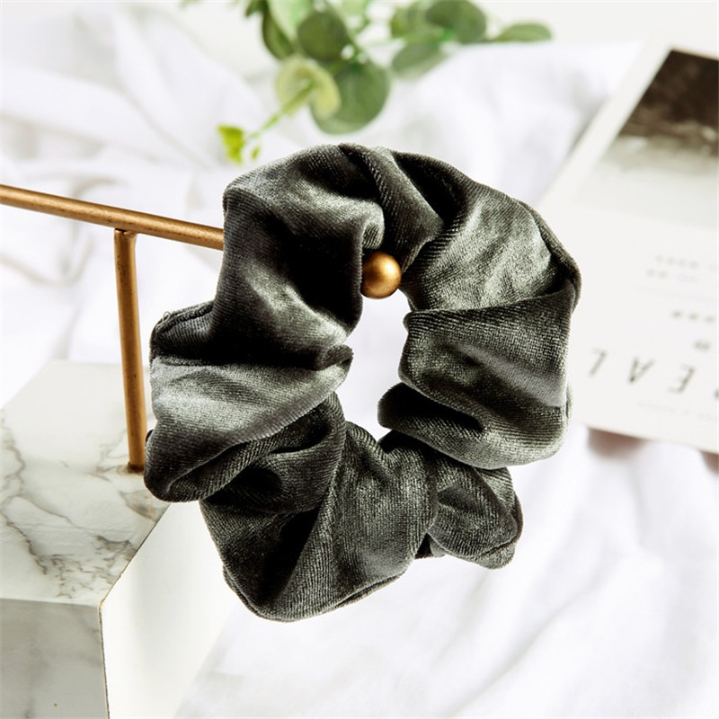 Velvet Scrunchies Girls Hairband Ties