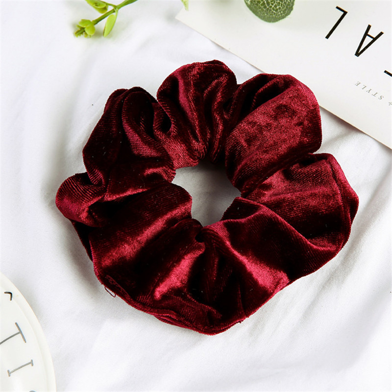 Velvet Scrunchies Girls Hairband Ties