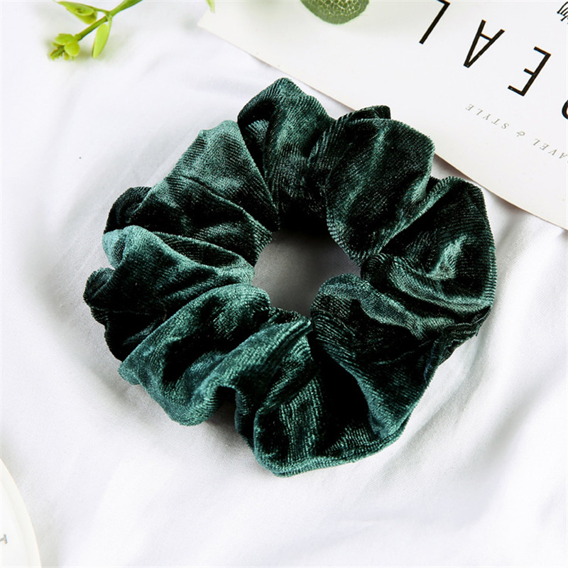 Velvet Scrunchies Girls Hairband Ties