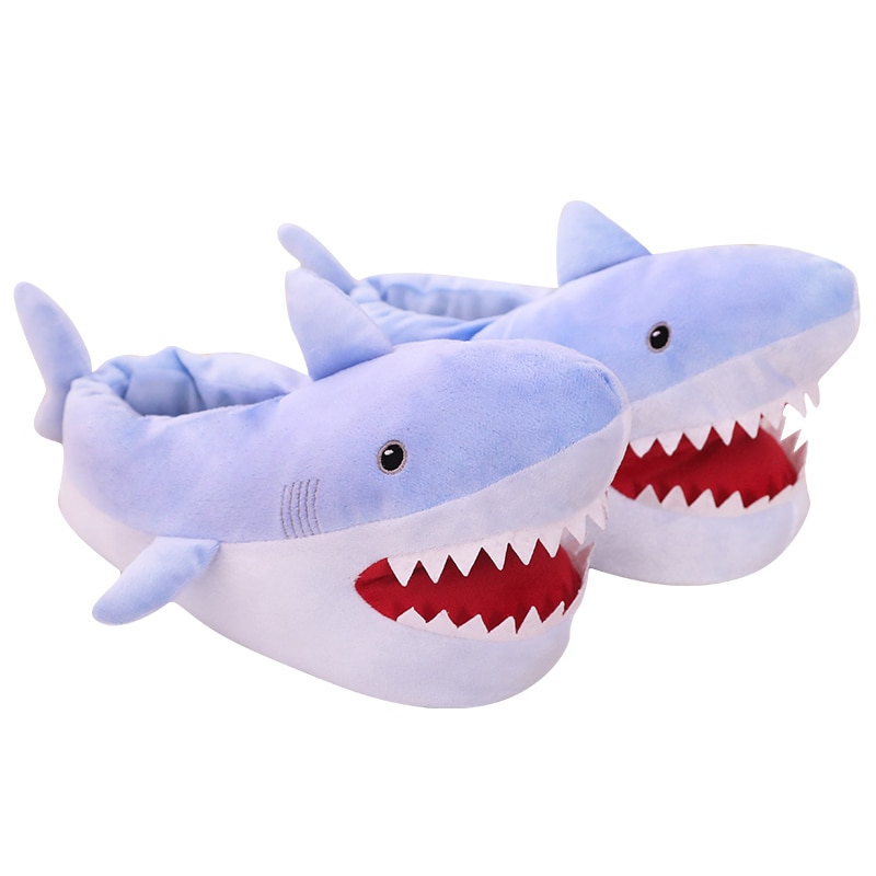 Shark Slippers Funny Bedroom Footwear