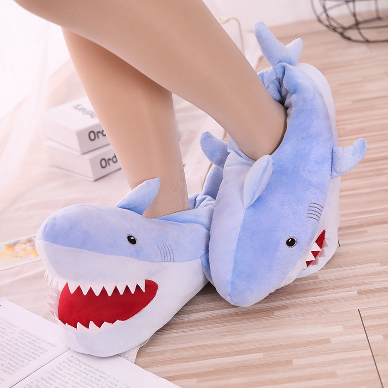 Shark Slippers Funny Bedroom Footwear