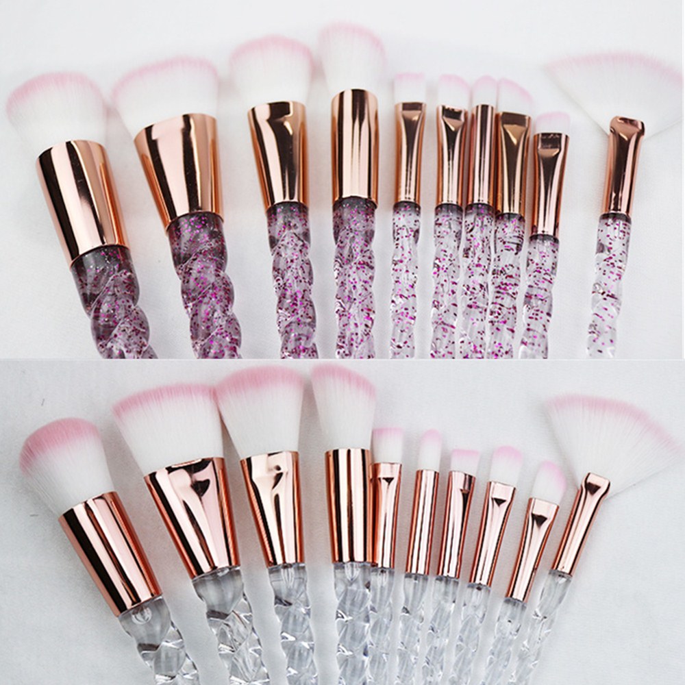 Unicorn Brushes 10PC Makeup Brushes Set