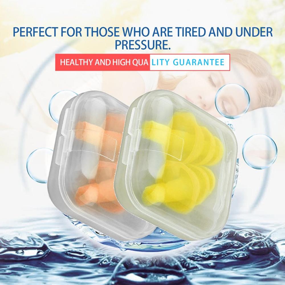 Waterproof Ear Plugs 1 Pair with Case