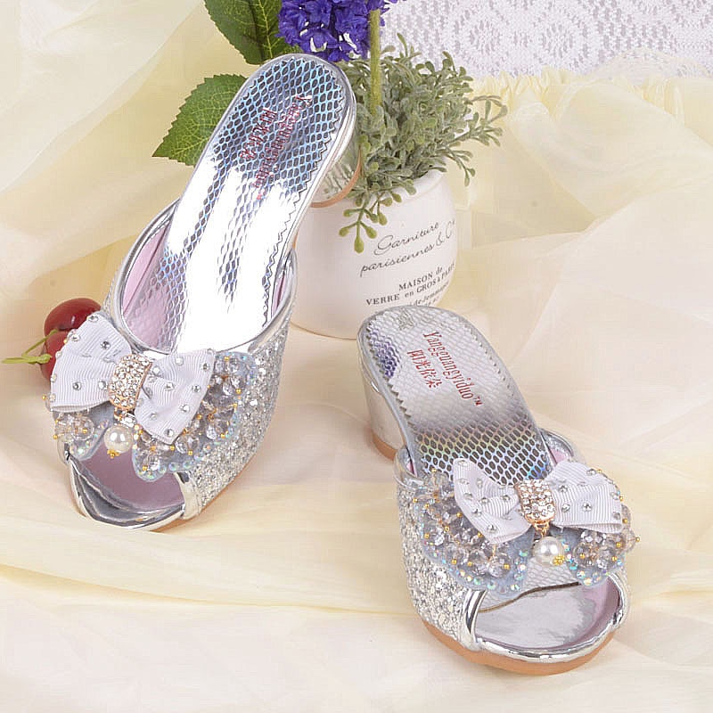 Sequin Sandals Girls Footwear