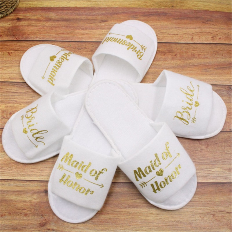 Bridesmaid Slippers Wedding Preparation Wear