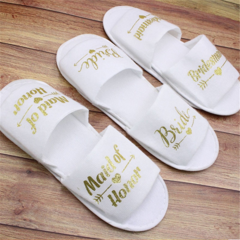 Bridesmaid Slippers Wedding Preparation Wear