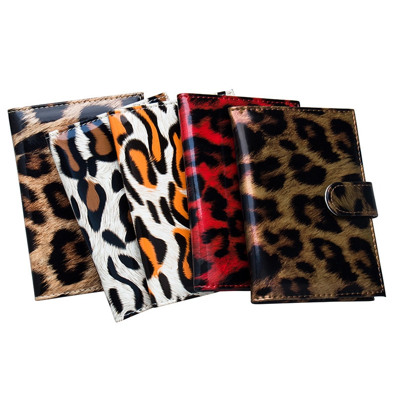 Cute Passport Holder Leopard Print