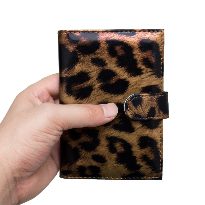 Cute Passport Holder Leopard Print