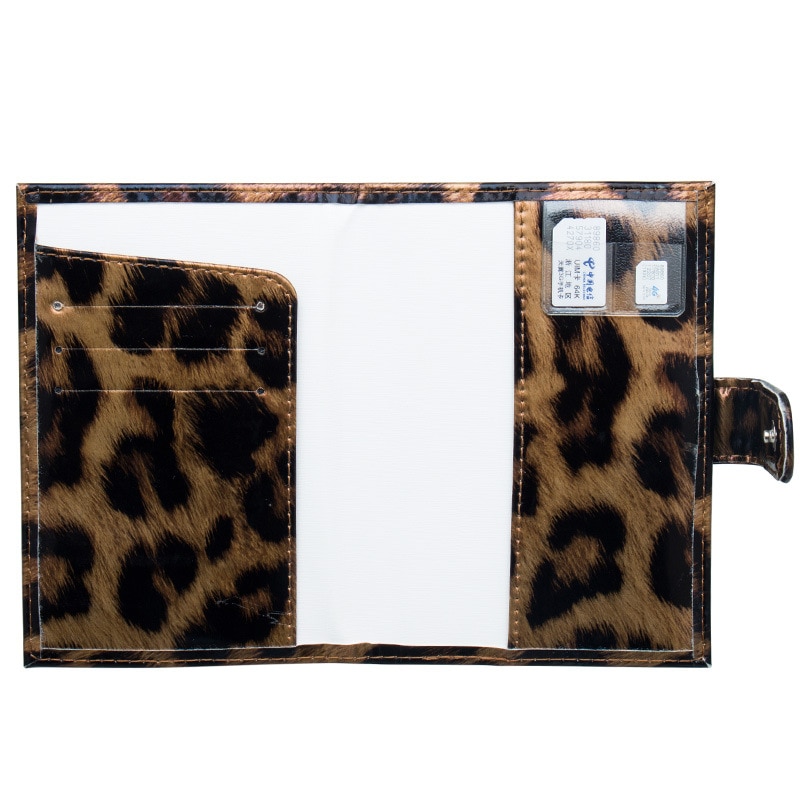 Cute Passport Holder Leopard Print