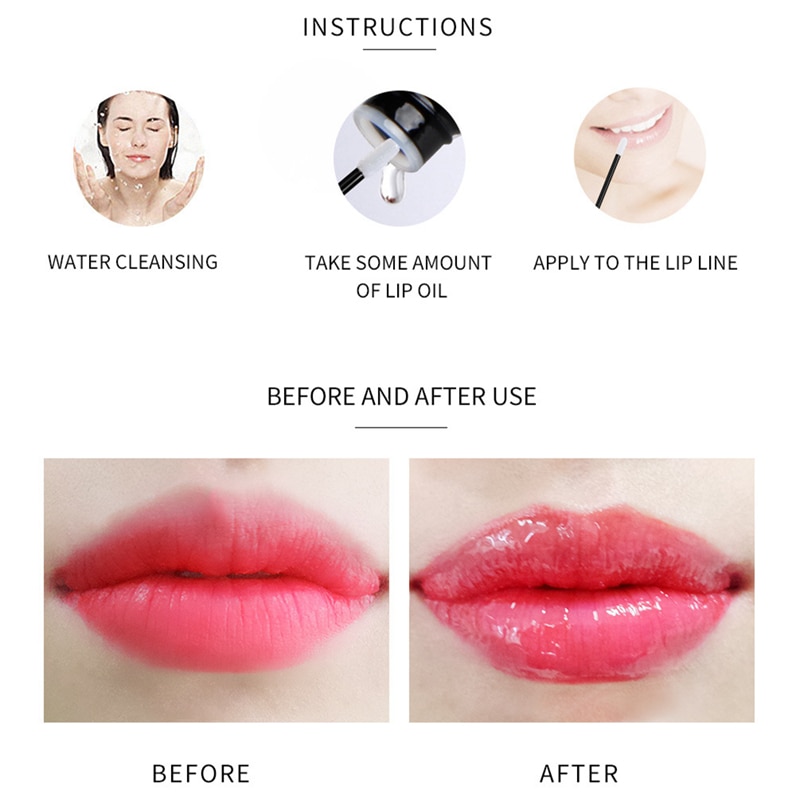 Clear Lip Gloss Moisturizing Lip Plumper