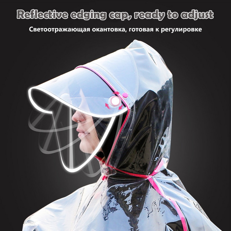 Raincoat For Bikers Transparent Rain Gear