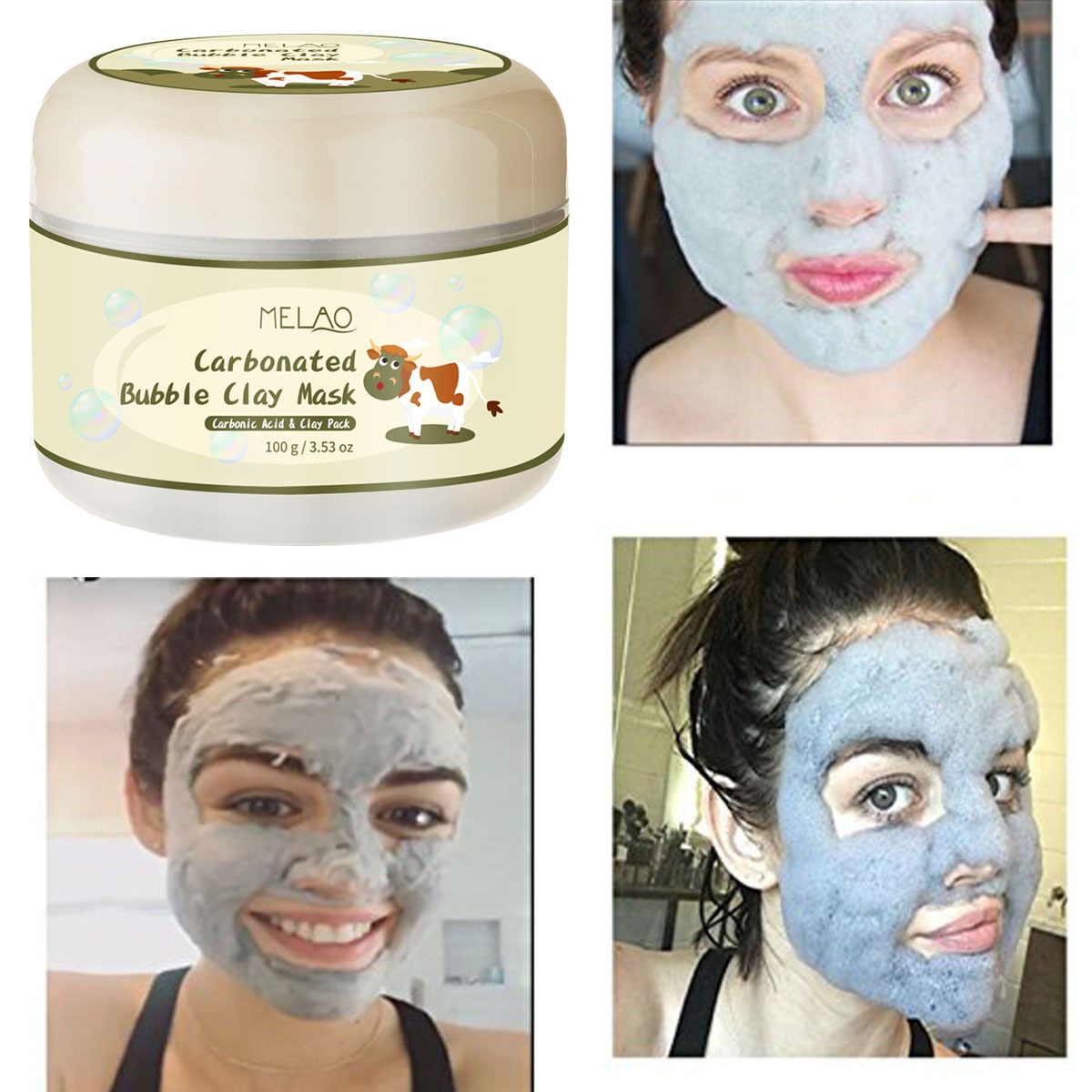 Bubble Mask Carbonated Face Clay