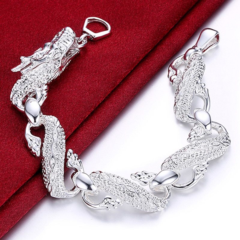 Dragon Bracelet Silver Jewelry