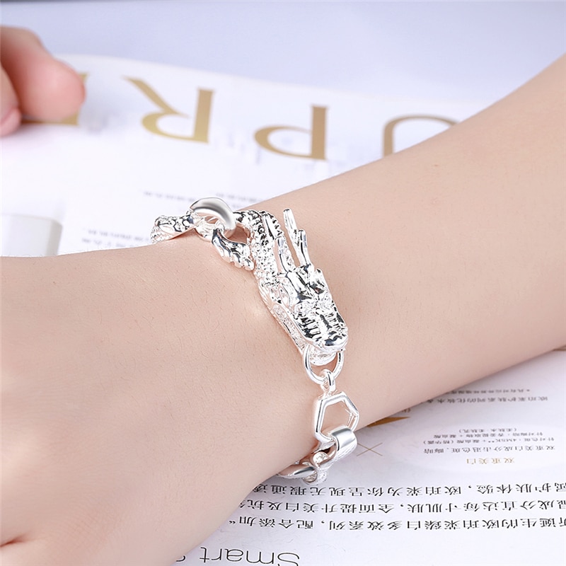 Dragon Bracelet Silver Jewelry