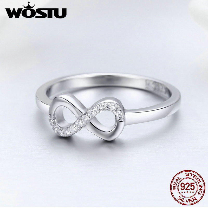 Infinity Ring Ladies Silver Jewelry